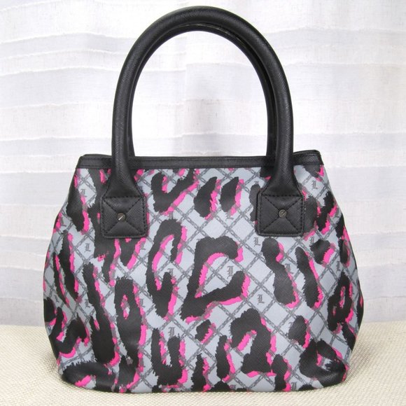 L.A.M.B. Williamsfield Bag in Neon Leopard Print - Picture 2 of 11